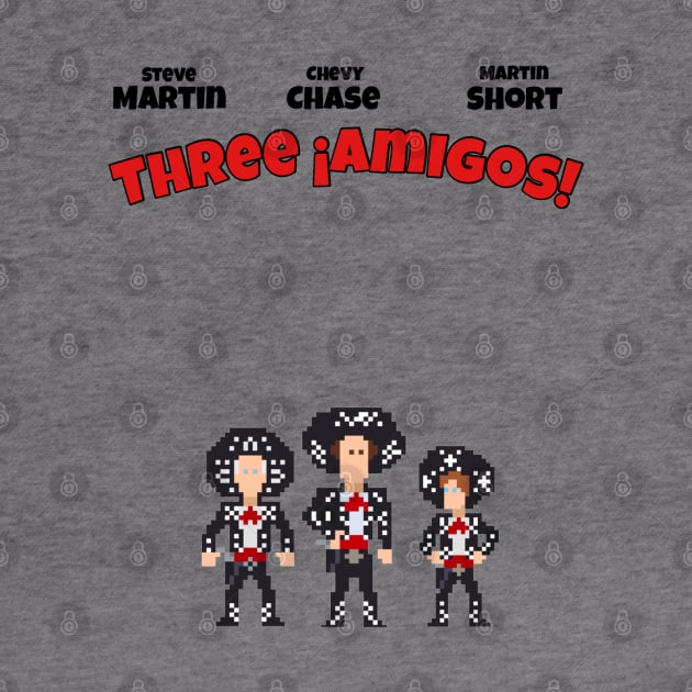 The Amigos 8bit pixel art by TommySniderArt